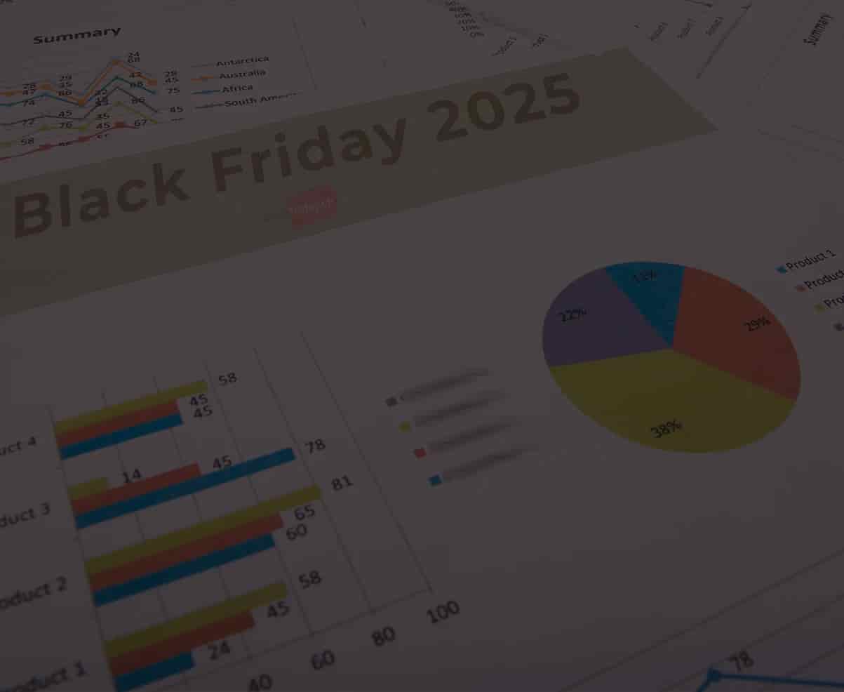 Black friday observatory - graphs and charts illustrations